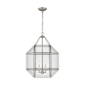 Morrison Three Light Lantern in Brushed Nickel (454|5279403EN962)
