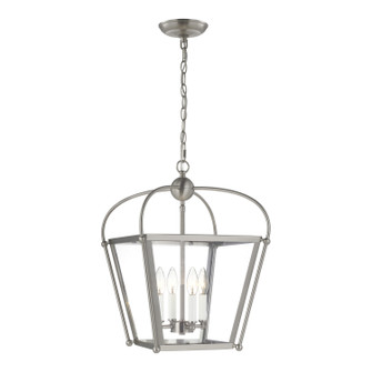 Charleston Four Light Lantern in Brushed Nickel (454|5191004EN962)