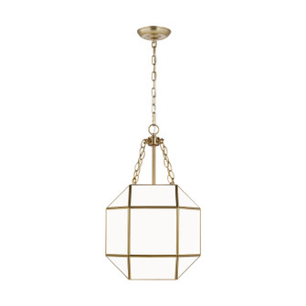 Morrison Three Light Lantern in Satin Brass (454|5179453848)