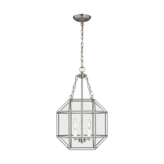 Morrison Three Light Lantern in Brushed Nickel (454|5179403EN962)