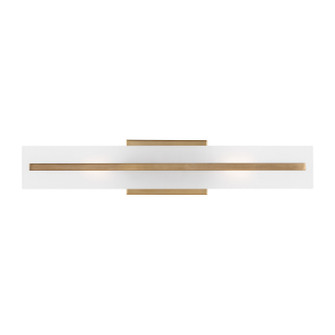 Dex LED Bath Wall Sconce in Satin Brass (454|4554302EN3848)