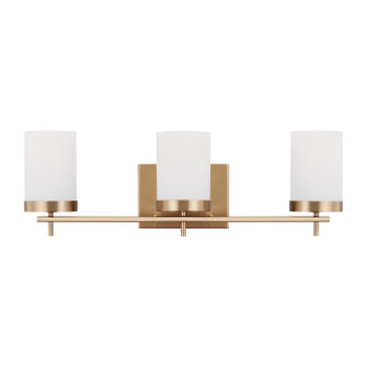 Zire Three Light Bath in Satin Brass (454|4490303EN3848)