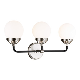 Cafe Three Light Wall / Bath in Brushed Nickel (454|4487903EN962)