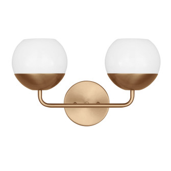 Alvin LED Bath Wall Sconce in Satin Brass (454|4468102EN3848)