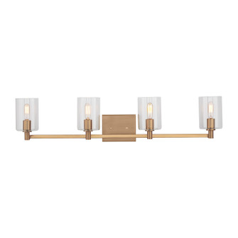 Fullton LED Bath Wall Sconce in Satin Brass (454|4464204EN848)