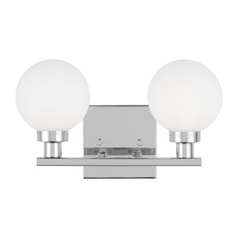 Clybourn Two Light Bath Vanity in Chrome (454|446160205)