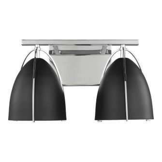 Norman Two Light Wall / Bath in Chrome (454|4451702EN305)