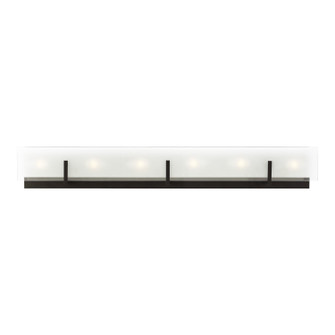Syll Six Light Wall / Bath in Midnight Black (454|4430806EN112)