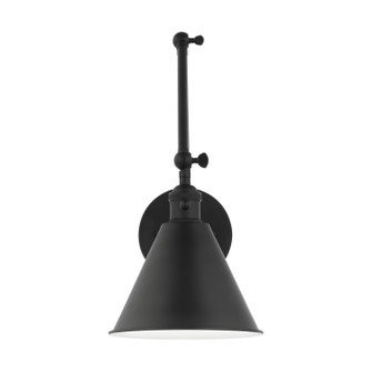 Salem One Light Wall Sconce in Midnight Black (454|4298101112)