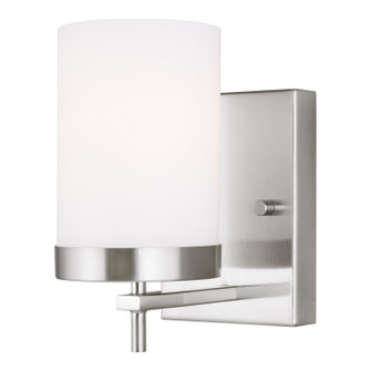 Zire One Light Wall / Bath Sconce in Brushed Nickel (454|4190301EN3962)