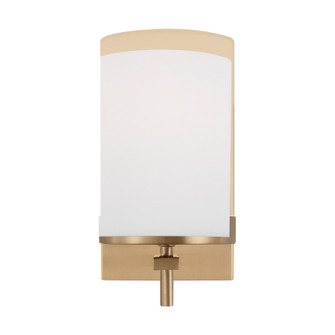 Zire One Light Wall / Bath Sconce in Satin Brass (454|4190301EN3848)