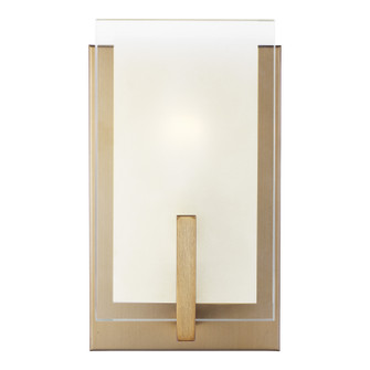 Syll One Light Wall / Bath Sconce in Satin Brass (454|4130801848)