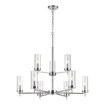 Zire Nine Light Chandelier in Chrome (454|3190309EN05)