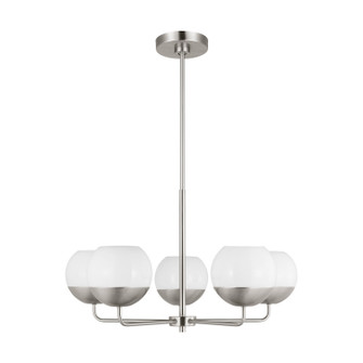 Alvin LED Chandelier in Brushed Nickel (454|3168105EN3962)