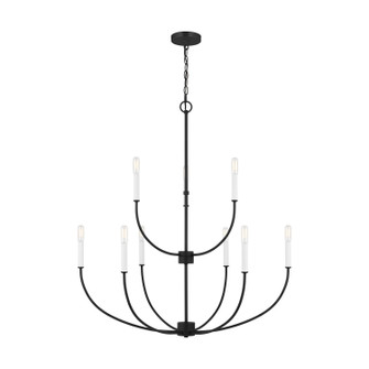 Greenwich LED Chandelier in Midnight Black (454|3167109EN112)