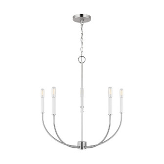 Greenwich Five Light Chandelier in Brushed Nickel (454|3167105962)