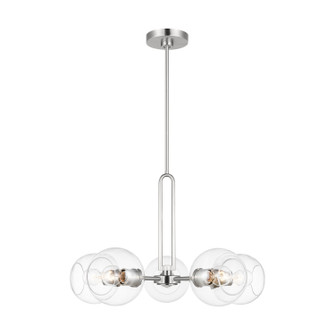 Codyn Five Light Chandelier in Brushed Nickel (454|3155705962)