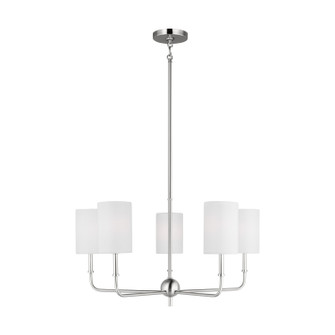 Foxdale Five Light Chandelier in Brushed Nickel (454|3109305962)