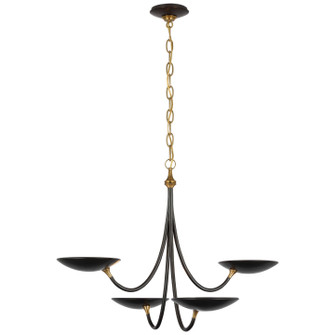 Keira LED Chandelier in Bronze and Hand-Rubbed Antique Brass (268|TOB5780BZHAB) Keira LED Chandelier in Bronze and Hand-Rubbed Antique Brass (268|TOB5780BZHAB)