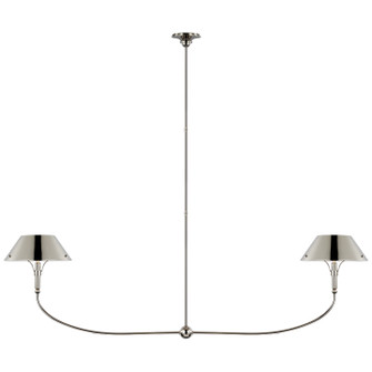 Turlington LED Linear Chandelier in Hand-Rubbed Antique Brass (268|TOB5728HABHAB)