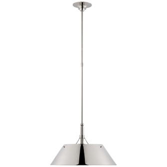 Turlington LED Pendant in Polished Nickel (268|TOB5724PNPN)