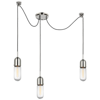 Junio LED Pendant in Polished Nickel (268|TOB5645PNCG3)