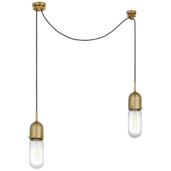 Junio LED Pendant in Hand-Rubbed Antique Brass (268|TOB5645HABCG2)