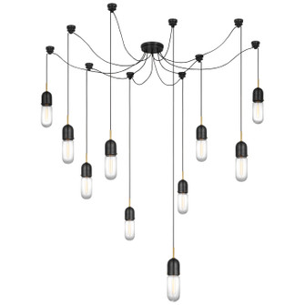 Junio LED Pendant in Bronze and Brass (268|TOB5645BZHABCG10)