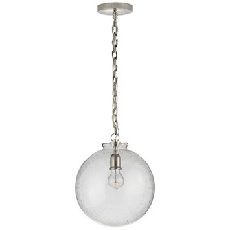 Katie Globe One Light Pendant in Polished Nickel (268|TOB5226PNG4SG)