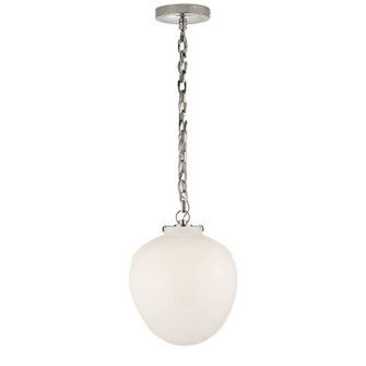 Katie Acorn One Light Pendant in Polished Nickel (268|TOB5226PNG2WG)
