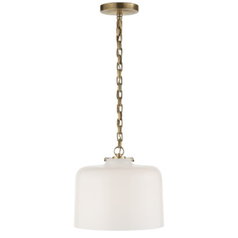 Katie Dome One Light Pendant in Hand-Rubbed Antique Brass (268|TOB5226HABG5WG)