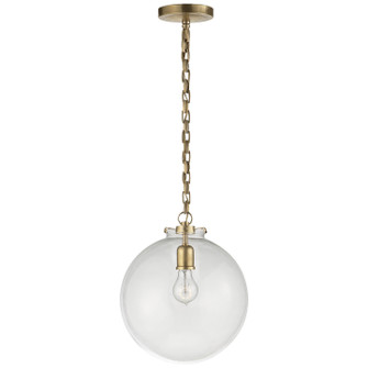 Katie Globe One Light Pendant in Hand-Rubbed Antique Brass (268|TOB5226HABG4CG) Katie Globe One Light Pendant in Hand-Rubbed Antique Brass (268|TOB5226HABG4CG)