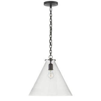 Katie Conical One Light Pendant in Bronze (268|TOB5226BZG6CG)