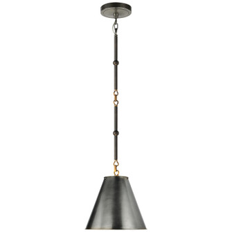 Goodman One Light Pendant in Bronze with Antique Brass (268|TOB5089BZHABBZ)