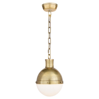 Hicks One Light Pendant in Hand-Rubbed Antique Brass (268|TOB5062HABWG)