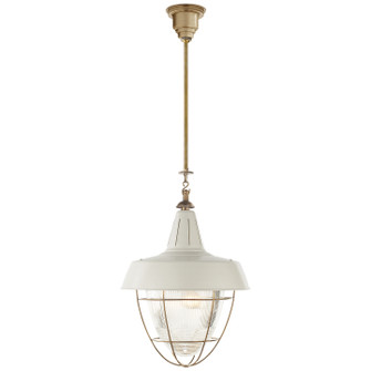 Henry Two Light Pendant in Hand-Rubbed Antique Brass (268|TOB5042HABWHT)