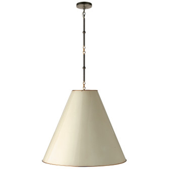 Goodman Two Light Pendant in Bronze with Antique Brass (268|TOB5014BZHABAW)