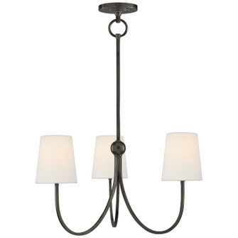 Reed Three Light Chandelier in Bronze (268|TOB5009BZL)