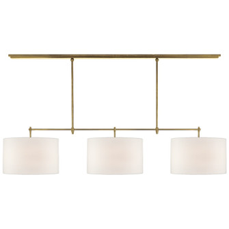 Bryant Three Light Billiard Pendant in Hand-Rubbed Antique Brass (268|TOB5005HABL)