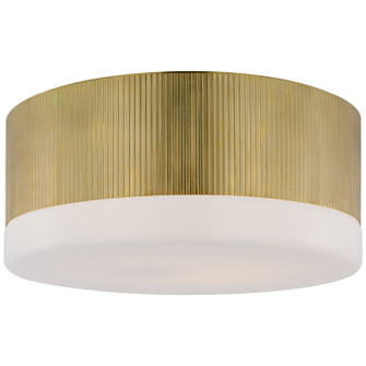 Ace LED Flush Mount in Hand-Rubbed Antique Brass (268|TOB4357HABWG)