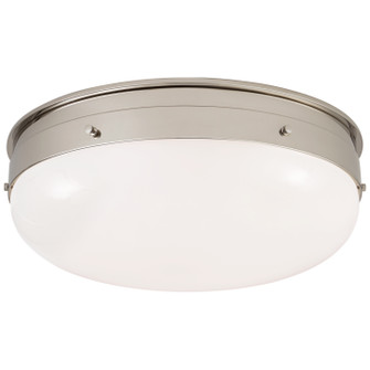 Hicks LED Flush Mount in Polished Nickel (268|TOB4064PNWG)