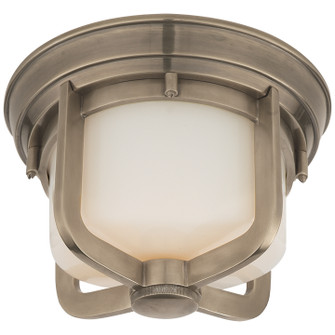Milton One Light Flush Mount in Antique Nickel (268|TOB4011ANWG)