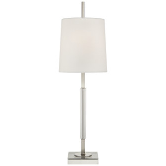 Lexington One Light Table Lamp in Polished Nickel with Crystal (268|TOB3627PNCGL)