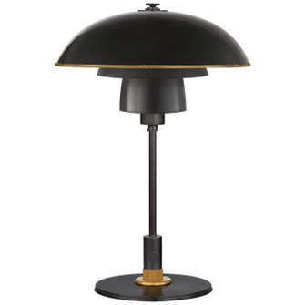 Whitman One Light Desk Lamp in Bronze and Hand-Rubbed Antique Brass (268|TOB3513BZHABBZ)