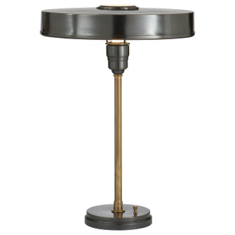 Carlo One Light Table Lamp in Bronze with Antique Brass (268|TOB3190BZHAB)