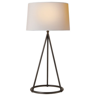 Nina One Light Table Lamp in Aged Iron (268|TOB3026AINP)