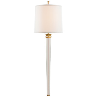 Lyra Two Light Wall Sconce in Hand-Rubbed Antique Brass and Crystal (268|TOB2943HABL)