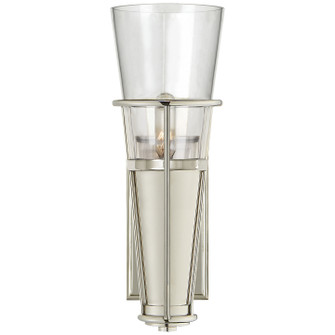 Robinson One Light Wall Sconce in Polished Nickel (268|TOB2751PNCG) Robinson One Light Wall Sconce in Polished Nickel (268|TOB2751PNCG)