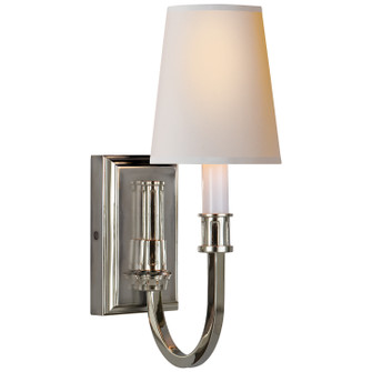 Modern Library One Light Wall Sconce in Polished Nickel (268|TOB2327PNL)