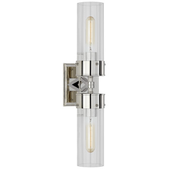 Marais Two Light Bath Sconce in Polished Nickel (268|TOB2315PNCG)